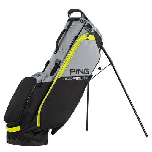 Ping Hoofer lite Stand Bag- Black/Iron/Neon Yellow
