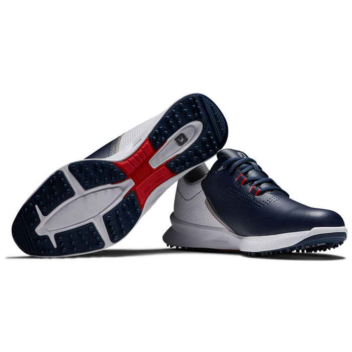 FootJoy FJ Fuel Mens Golf Shoes - Navy/White/Red