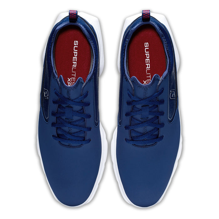 FootJoy Superlites XP Golf Shoes - Navy/Red