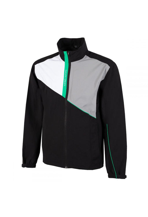 Galvin Green Apollo Paclite Waterproof Golf Jacket - Black/White/Sharkskin