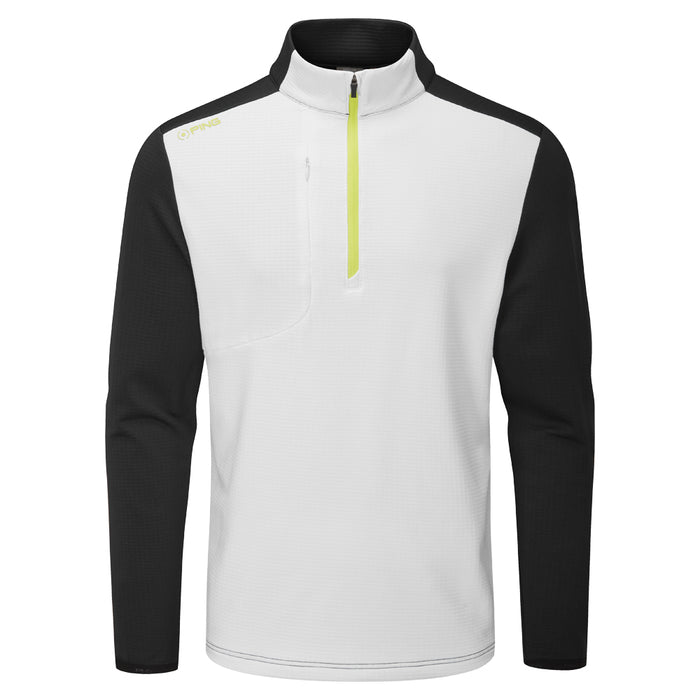 Ping Farrell 1/2 Zip Golf Sweater- White/Black