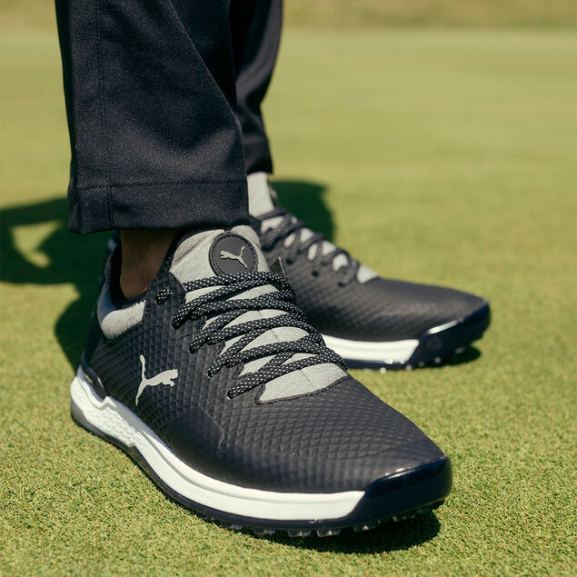 PUMA Golf PROADAPT ALPHACAT Shoes - Black/Silver/Quiet Shade