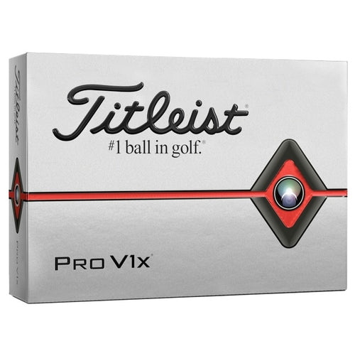 Titleist Pro V1x 2023 Golf Ball White - Dozen