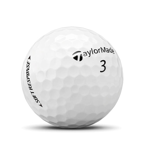 TaylorMade Soft Response Golf Balls - White/Dozen