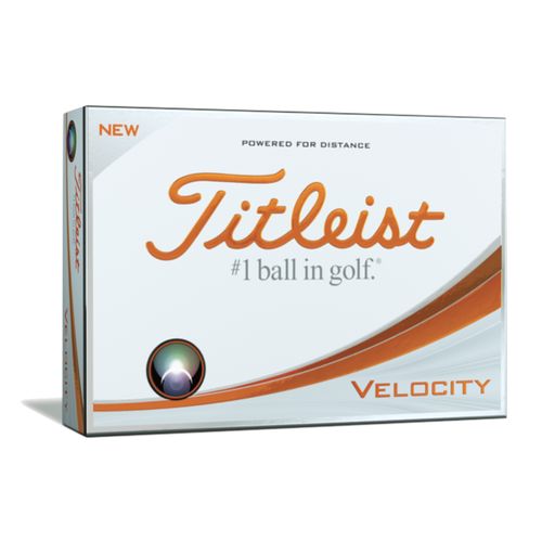 Titleist Velocity 2023 Golf Ball White - Dozen